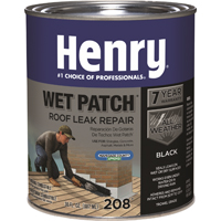 Henry HE208030 Roof Cement, Black, Liquid, 1 qt Can