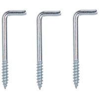 SQUARE SCREW HOOK 2-5/8IN ZP