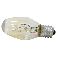 BULB LT NGT 7W CLR 2/CARD