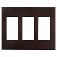 WALLPLATE 3G DECO POLY MID RB