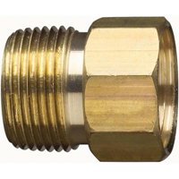 Gilmour 800774-1001 Hose Adapter, 3/4 x 3/4 in, MNPT x FNH, Brass, For: