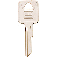 HY-KO 11010B44 Key Blank, Brass, Nickel