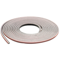 WEATHERSTRIP EPDM ADH 17FT GRY