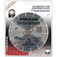 Vulcan Segmented Rim Circular Saw Blade, 7 In Dia X 0.08 In Thick, 5/8 In