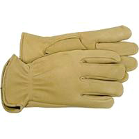 BOSS 4085M Driver Gloves, M, Keystone Thumb, Open, Shirred Elastic Back