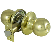 KNOB PRIVACY T3 6-WAY LATCH PB