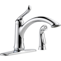 FAUCET KITCHEN 1HNDL CHR W/SPR