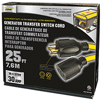 GENERATOR CORD 25FT 10/4