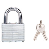 PADLOCK STEEL 2IN VERT CLR KD