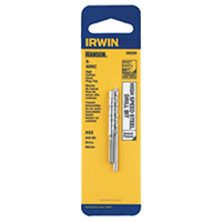 IRWIN 8032 Machine Screw Tap, #12-24 NC Thread, Plug Tap Thread, 4-Flute,