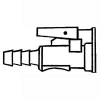 CONNECTOR BARB FUEL FMLE 3/8IN