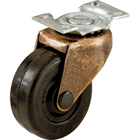 9346 RBR WHEEL PLATE CASTER2IN