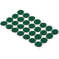 Shepherd Hardware 9421 Furniture Pad, Felt Cloth, Green, 3/8 in Dia, Round