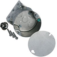 BOX FAN/FIXT STL OCTGN NEW 4IN