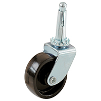 FURNITURE CASTER 1-1/4 BLACK STE