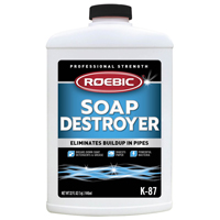 ROEBIC K-87 Septic Tank Cleaner, Liquid, Straw, Mild Earthy, 1 qt Bottle