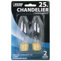 BULB DCRTV CLEAR B11 TRPDO 25W