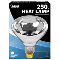 Feit Electric 250R40/1 Incandescent Lamp, 250 W, R40 Lamp, Medium E26 Lamp