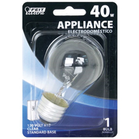 Feit Electric BP40A15/CL Incandescent Lamp; 40 W; A15 Lamp; Medium E26 Lamp