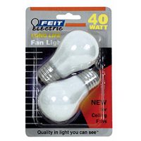 Feit Electric BP40A15/W/CF Incandescent Lamp; 40 W; A15 Lamp; Medium E26