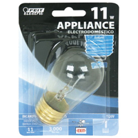 Feit Electric BP11S14 Incandescent Bulb, 11 W, S14 Lamp, Medium E26 Lamp