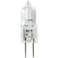 Feit Electric BPQ20T3 Halogen Bulb, 20 W, G4 Lamp Base, JC T3 Lamp, 3000 K