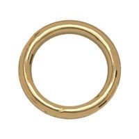 Campbell T7662114 Welded Ring, 150 lb Working Load, 1-1/8 in ID Dia Ring,