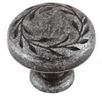 KNOB CABINET 1-1/4IN WRGHT IRN