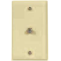 IVRY COAXIAL JACK W/WALL PLATE