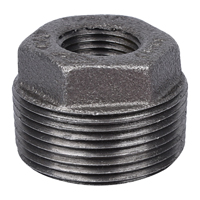 BUSHING BLACK HEX 1-1/4X1/2