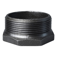 BUSHING BLACK HEX 3X2