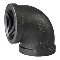 ELBOW 90 DEG BLACK 1-1/2