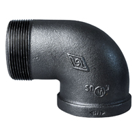 ELBOW 90 DEG BLACK STREET 2IN