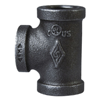 TEE BLK MALLEABLE PIPE 1/2