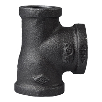 TEE BLK MALLEABLE 3/4X1/2X3/4