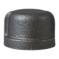 CAP BLACK MALLEABLE 3/4