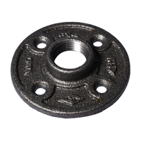 FLOOR FLANGE BLK MALLEABLE 3/4