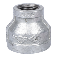 Worldwide Sourcing 24-1X1/2G Reducing Pipe Coupling, 1 x 1/2 in, Threaded,