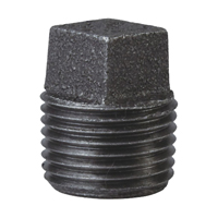 PLUG BLACK MALLEABLE 1/2