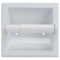 PAPER HOLDER RECESS WHT SQUARE