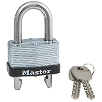 PADLOCK STL KD WARDED 1-3/4IN