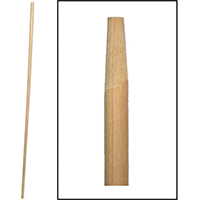BIRDWELL 521-12 Broom Handle, 15/16 in Dia, 60 in L, Hardwood