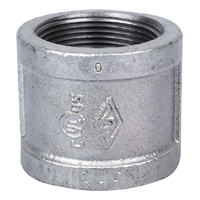 Worldwide Sourcing 21-1 1/2G Pipe Coupling, 1-1/2 in, Threaded, Malleable