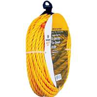 ROPE POLYP TWIST YEL 3/8X50