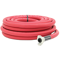 AIRHOSE RUBBER 3/4X50 UNV CPLR