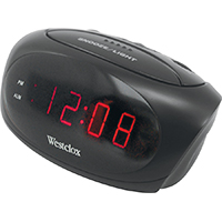 WES-70044A ALARM CLOCK 3/5 LED B