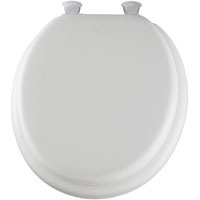 Departments - TOILET SEAT RND SOFT WD WHITE