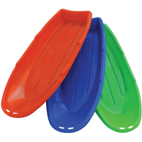 TOBOGGAN PLASTIC ASST COLOR