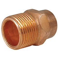 C604 3/8 COPR MALE ADAPTER