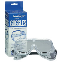 Estwing #6 Ventilated Safety Goggles, Vinyl Frame